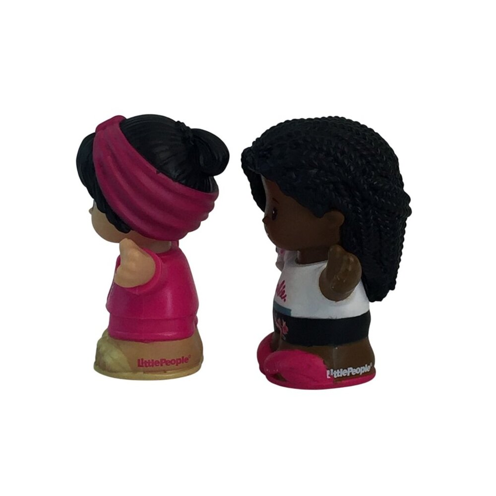 Fisher Price Little People Barbie Figures Astronaut African American Asian‎ Girl - Picture 2 of 8